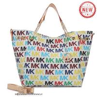 michael kors logo signature groot witte multicolor bakken Shop Nijmegen rl6le840